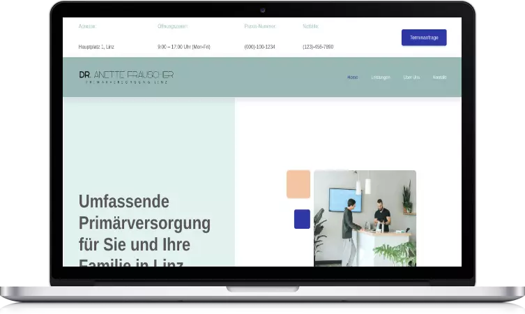 Responsive Website Arztpraxis