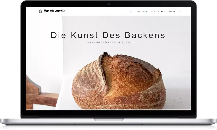 Responsive Website Bäckerei