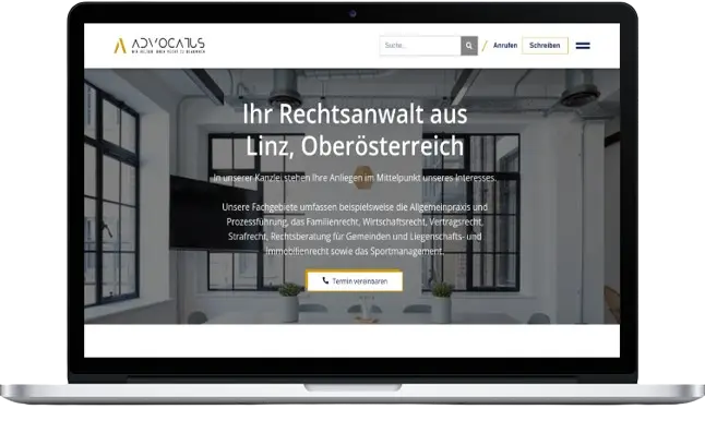 Homepage Rechtsberatung